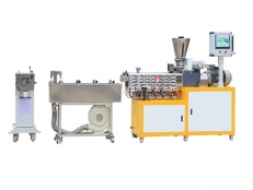 填充母粒回收料混合雙螺桿水拉條造粒